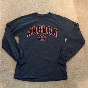 Auburn University Grey Med Long Sleeve Shirt
